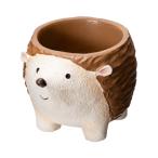  горшок little resin pot 4 . пара животное еж 1 номер pot для горшок покрытие 