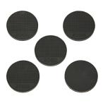 ZOOX высокого уровня черный силикон f ковер штекер Flat type диаметр 60mm 5 штук входит 