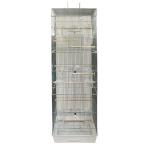  клетка для птиц HOEI 465 Triple белый (46.5×46.5×131.5cm)youm большой длиннохвостый попугай попугай 