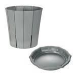  горшок с разрезом Apple одежда - разрез или sis& стиль plate 7 номер темно-серый декоративное растение цветочный горшок горшок модный простой 