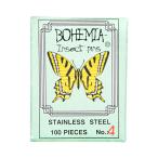 標本針　ＢＯＨＥＭＩＡ　ＩｎｓｅｃｔＰｉｎｓ　４号　１００本入り　長さ３８ｍｍ