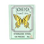 標本針　ＢＯＨＥＭＩＡ　ＩｎｓｅｃｔＰｉｎｓ　６号　１００本入り　長さ３８ｍｍ