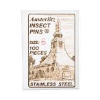  образец игла Austerlitz Insect Pins 6 номер 100 шт. входит . длина 38mm