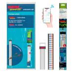 e- высокий m энергия LED 487mm растягивание комплект свежий растения 60cm аквариум для 