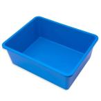 鈴木製作所角型タライフラット青めだ...