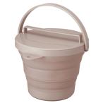  складной крышка имеется soft ведро 8L бежевый Исэ город глициния 