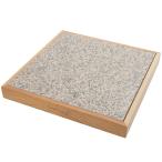  японское просо японское просо прохладный .... натуральный ... камень 40×40o Lynn Piaa розовый + дерево рама комплект ( охлаждающие средства есть )