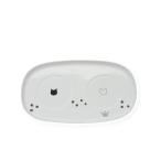  кошка для кошка . happy обеденный специальный посуда tray двойной 