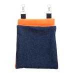  мелкие животные. спальный мешок [ Denim & флис ]S orange ручная работа 