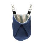 мелкие животные. карман type спальный мешок Denim & полоса голубой ручная работа Momo ngateg-