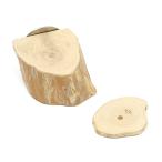  натуральный материалы колесо порез . подножка & фиксированный древесина для грызки кофе. дерево L размер 1 штук входит ( из дерева шайба имеется )..... безопасность расположение 