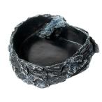  капот & вода тарелка черный рептилии земноводные корм тарелка вода .. тарелка 