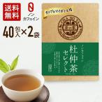 杜仲茶 1.5g×80包（40包×2袋） ノンカフェイン 便通改善 アンチエイジング ダイエット 無漂白ティーバッグ 農薬検査済 ハラール認証 水出し とちゅうちゃ