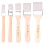  многоцелевой малярная кисть 5 размер комплект краска малярная кисть нейлон щетка из дерева руль деформация трудно краска щетка 