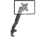 Duronic один экран для монитор arm подставка DMGM5X1| одиночный PC стол крепление | чёрный | aluminium 