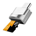 SD/マイクロSDカードリーダー、USB-C to Micro SD SDXC SDHC OTG USBメモリアダプタ TF Type C Memory Card Reader for