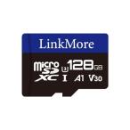 LinkMore 128GB マイクロSDカード Nintendo Switch対応/MicroSDXCカード / U3 / A1 / V30 / SDアダプター付 (読込最