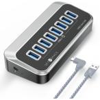 SETMSPACE usbハブ 3.0 7ポート 5Gbps 高速転送 usb3.0 type-a 増設 ケーブル100cm (7*USB A)