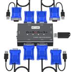 KVM VGA переключатель 4 порт USB2.0 MT-VIKI KVM VGA переключатель 4 ввод персональный компьютер переключатель контейнер клавиатура * мышь для 