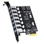 GLOTREND U3057 7 порт PCIe Type-A расширение карта (USB 3.2 Gen 1),Windows/Linux соответствует (Mac OS не соответствует )