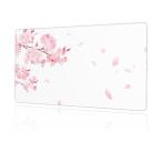 ショッピングマウスパッド 和風 桜 マウスパッド 大型 ゲーミング 水彩画 花びら 舞う サクラ マウスマット デスクマット