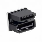 CY адаптор одиночный SATA 7 булавка женский из 7 булавка мужской настольный SSD HDD основной панель для 360 раз угол 