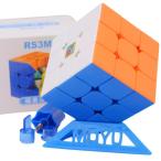 Bucubke RS3M 3x3 магнитный выход на поверхность Magic Cube RS3 M 2021 мозаика Magic Cube MFJS RS3M Maglev 3x3x3