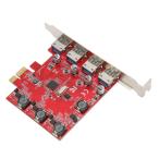 4 ポート 5Gbps USB 3.0 PCI Express 拡張カード Windows11 10 Server 2012Linux 用 内蔵セルフパワーテクノロジー