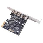 Xiwai USB PCI-E Express карта 1 листов USB3.1 Gen1 5Gbps двойной Type-A &amp; Type-C USB-C женский - PCI-E адаптер 