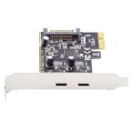 xiwai USB PCI-E Express 1x カード USB3.1 Gen1
