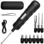 ショッピング電動ドライバー Froza 電動ドライバー 小型 電子ドライバ 充電式 強力  電動3N.m 手動10N.m 軽量 正逆転切替 女性や初