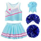(ReliBeauty) Cheer девушка костюмы Halloween маскарадный костюм ребенок девочка Cheery da- Kids koschu