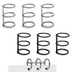 PAVIKE Roo z leaf жнец - кольцо 3 дыра 6 шт. комплект открытие и закрытие легко органайзер кольцо книжка li