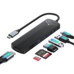 Yottamaster USB Cハブ 7-IN-1 USB ハブ Type-C PD 100W 急速充電 USB 3.0 2ポート拡張 5Gbps安定高速転送 4