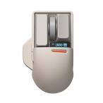 LOFREE Touch PBT ワイヤレスマウス（ブロックレトロ・ライトグレー）充電式/USBレシーバー・Bluetooth