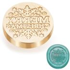 ANZOBEN изоляция штамп head 4mm толщина . Mini cургуч Рождество 3d цельный . глава круг 