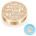 ANZOBEN изоляция штамп head 4mm толщина . Mini cургуч знак 3d цельный . день рождения балка s