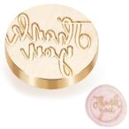 ANZOBEN изоляция штамп head 4mm толщина . Mini cургуч знак 3d цельный благодарность спасибо 