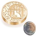 ANZOBEN изоляция штамп head 4mm толщина . Mini cургуч кошка 3d цельный . глава звезда месяц круг замена 