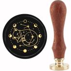 CRASPIRE кошка воск наклейка штамп moon phase предсказание изоляция штамп медь наклейка 30mm retro 