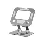 ノートパソコンスタンド 360°回転 pc スタンド タブレット 折りたたみ式 人間工学 無段階高さ&角