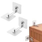  мебель переворачивание предотвращение L type 2 комплект комплект мощный модель сверление не необходимо прозрачный незаметный склеивание наклейка земля . меры вращение 