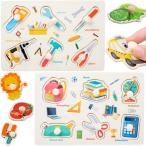 JUJUGO из дерева мозаика развивающая игрушка monte so-li тип . мозаика в машине дерево форма осознание младенец для безопасность проект .