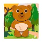 BLOOPIC для малышей из дерева мозаика 3D манга животное лобзик monte so-li ребенок предназначенный развивающая игрушка .. передний учеба скорейший 