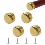 UFURMATE Gold поручень наконечник, 4 комплект 50mm диаметр нержавеющая сталь сталь поручень колпак 