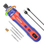 ショッピング電動ドライバー 3.6V コードレスドライバー CVVITOO 電動ドライバー 小型電動 6N.m調整 USB Type-C 充電式 手動兼用 初心