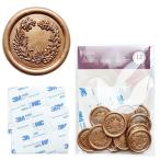  cургуч наклейка штамп комплект письмо конверт приглашение bronze Brown leaf рисунок 