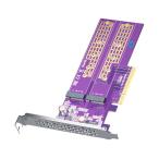 10Gtek 2 порт M.2 NVMe адаптор M-Key, PCIe X8 Gen3. повышение карта, расширение интерфейс панель 