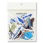 inssame стикер водонепроницаемый наклейка симпатичный животное для мотоцикла вода бутылка шлем PC Poe ta