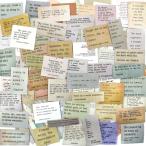 VANRA retro наклейка 240 листов .... цитирование стикер английский язык название . водонепроницаемый винил наклейка блокнот наклейка ..